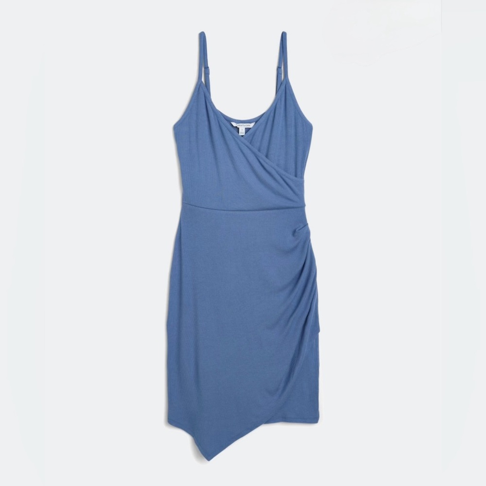 Blue Wrap Dress